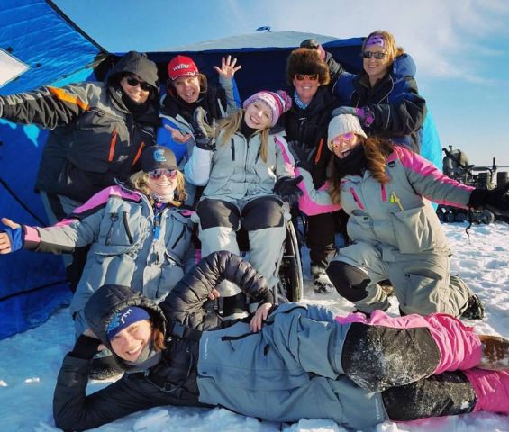 Year Number 3 of #womenonice Boasts Success on Lake Mille Lacs