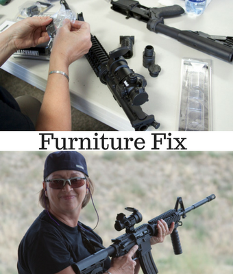 furniture on AR-15