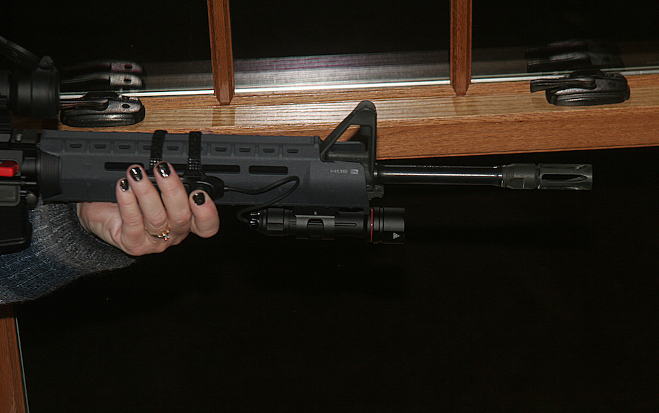 Crimson Trace Tactical Light on Smith & Wesson AR15