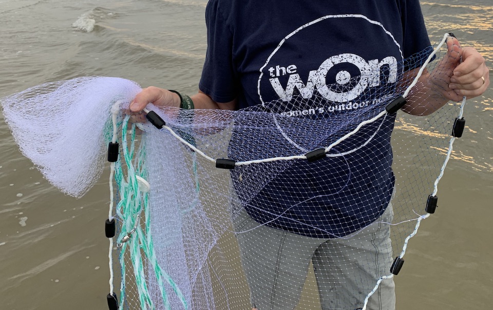Babbs Tries Something New on Vacation: Cast Net Fishing
