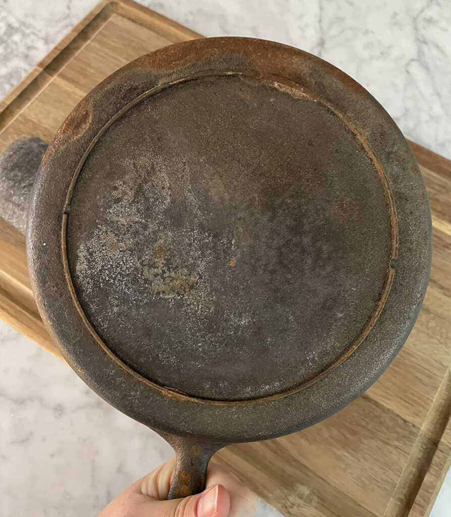 DIY Old Cast Iron Skillet Rehab