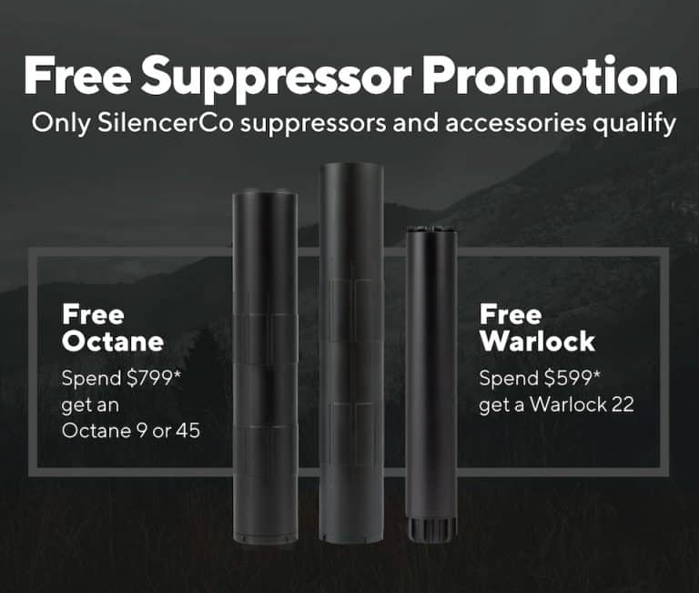 SilencerCo Kicks Off Black Friday Sales With Free Suppressor Promotion