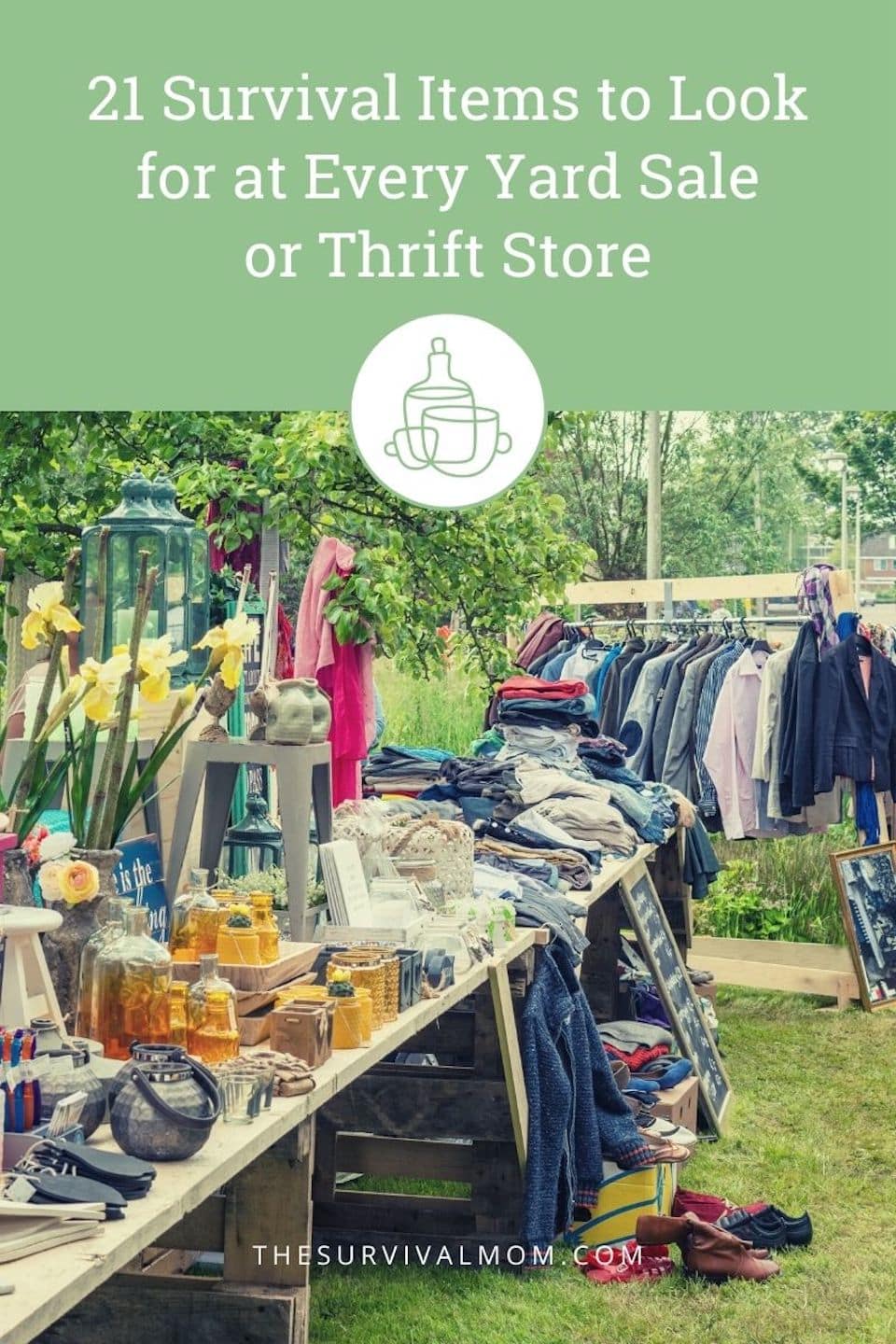 21 Survival Items to Look For at Every Yard Sale and Thrift Store