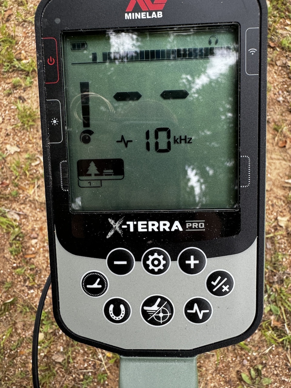 Minelab X-Terra Pro Screen (Nancy Keaton photo)