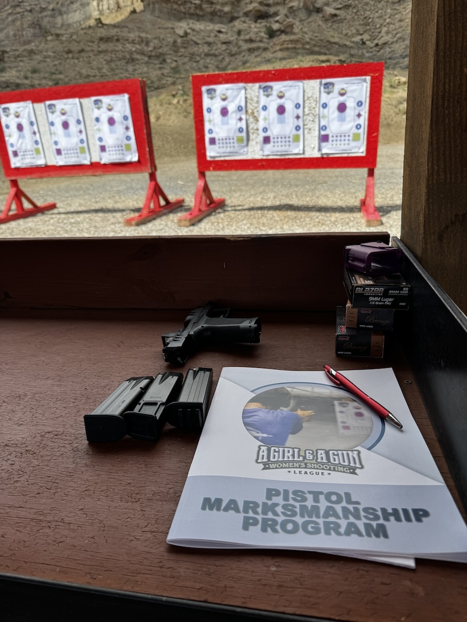 Booklet and Target for AGAG Pistol Marksmanship Program