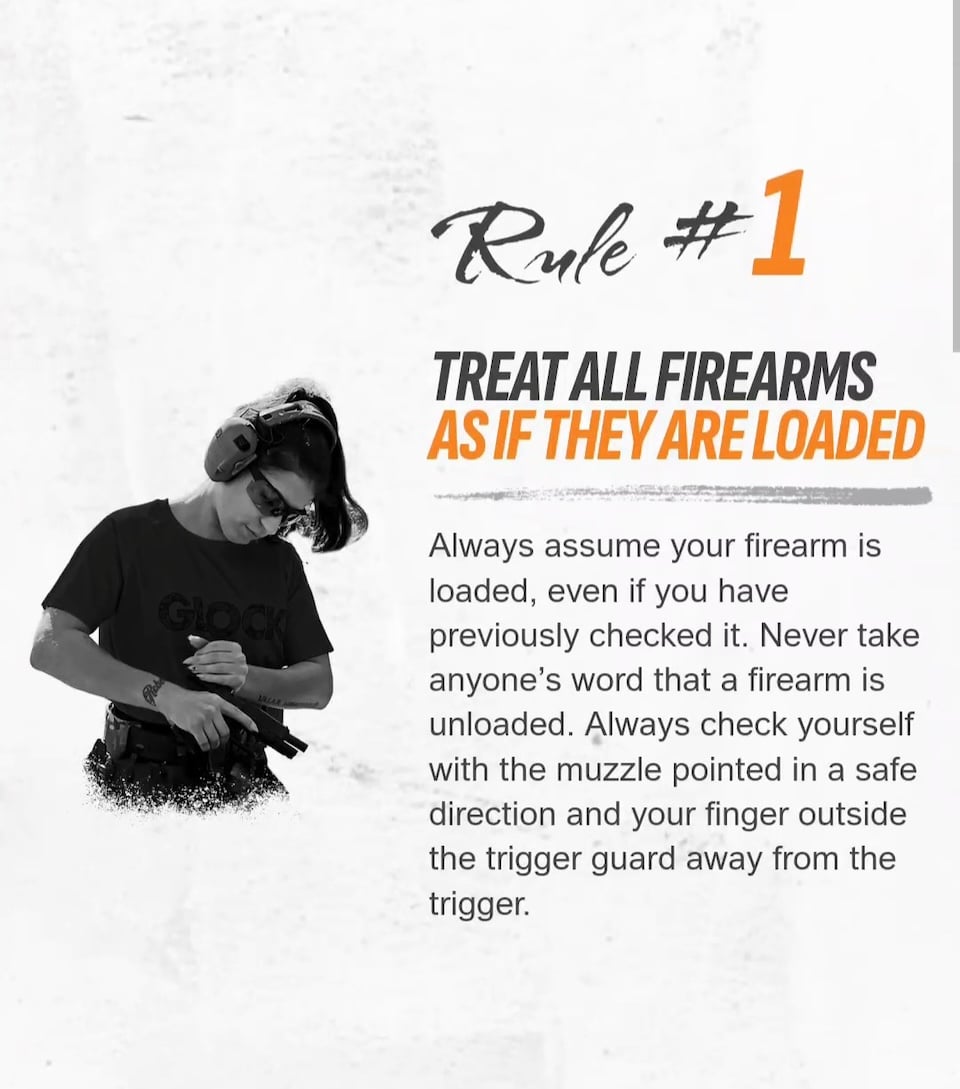 Firearm Safety Rule #1 Follow the Four