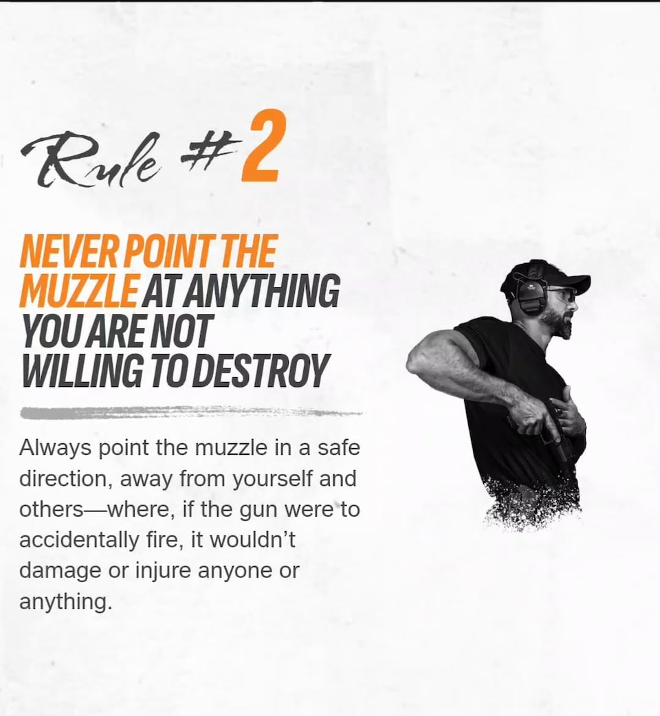 Firearm Safety Rule #2 Follow the Four