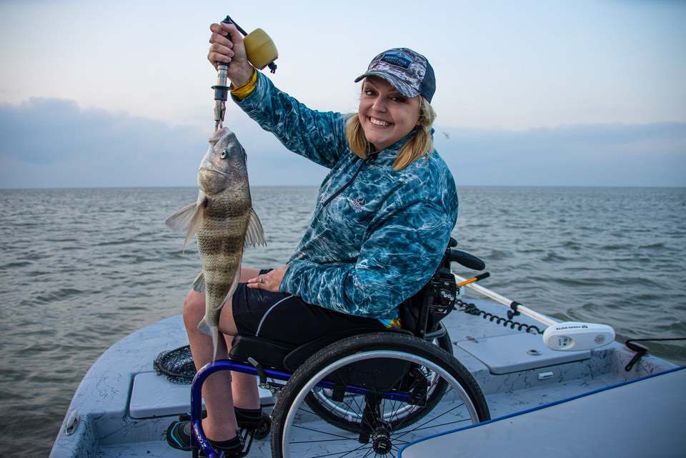 Ashlee Lundvall fishing