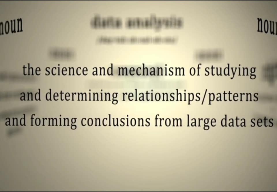 Data analysis definition