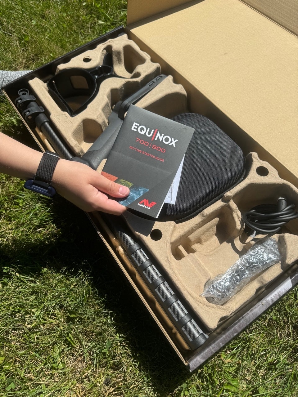 Equinox Metal Detector Review In Box