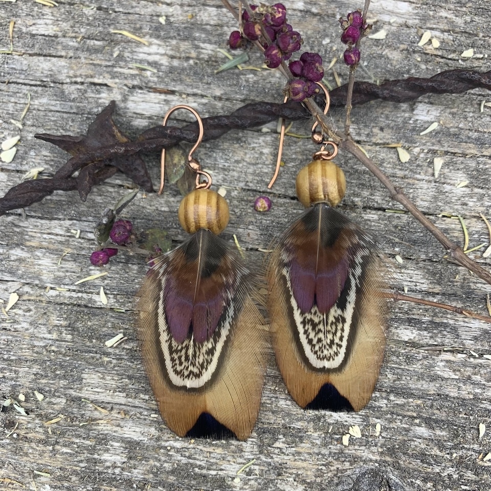 Pheasant Earring