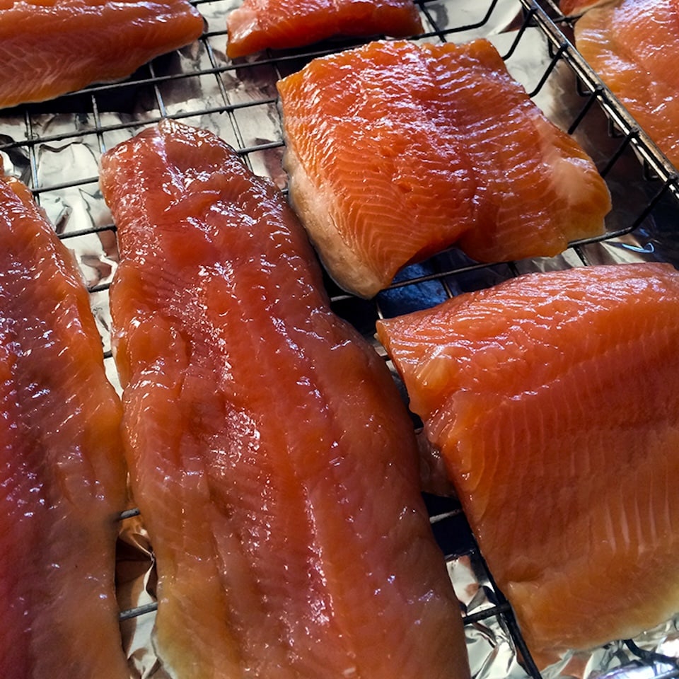 smoked trout