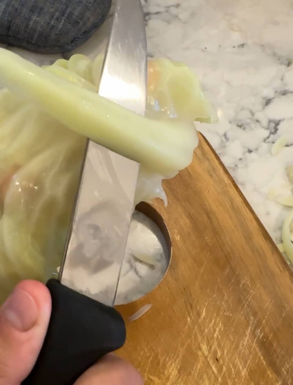 Removing Cabbage spine