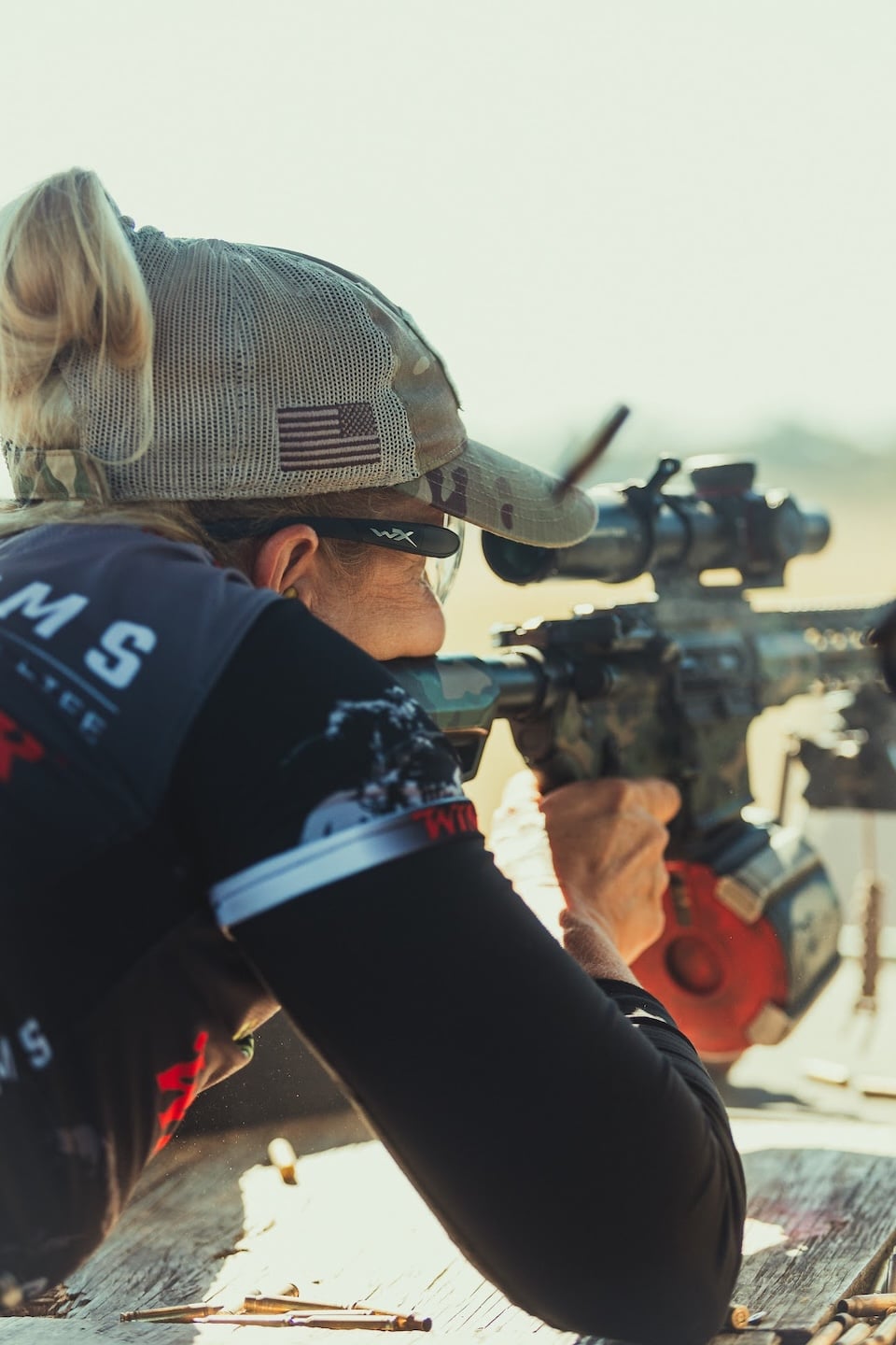 Modern Sporting Rifle becky shooting MSR