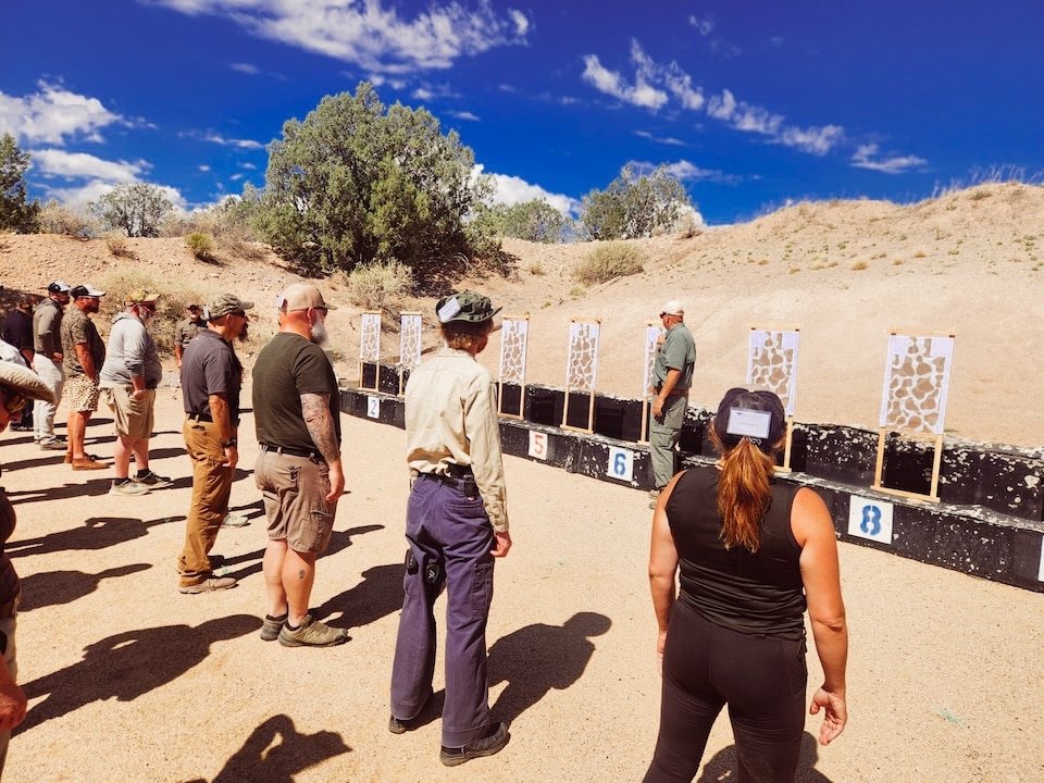 Shooting line at Gunsite