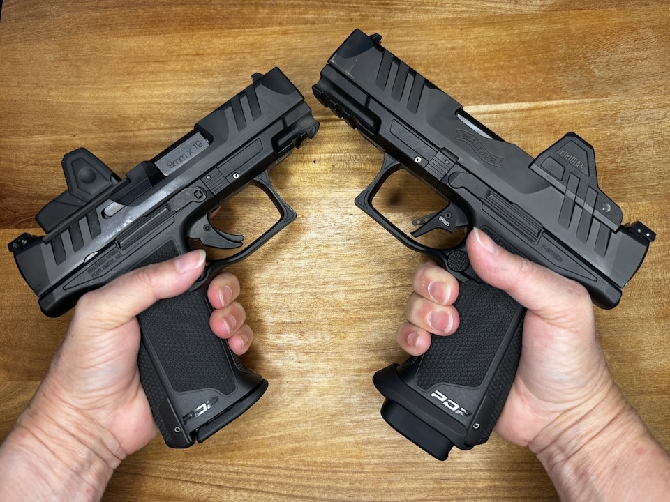 Walther 35 and Pro in Small Hands