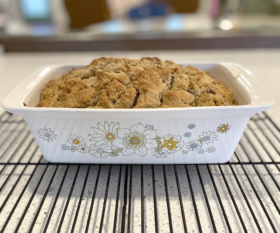 Baked beer bread