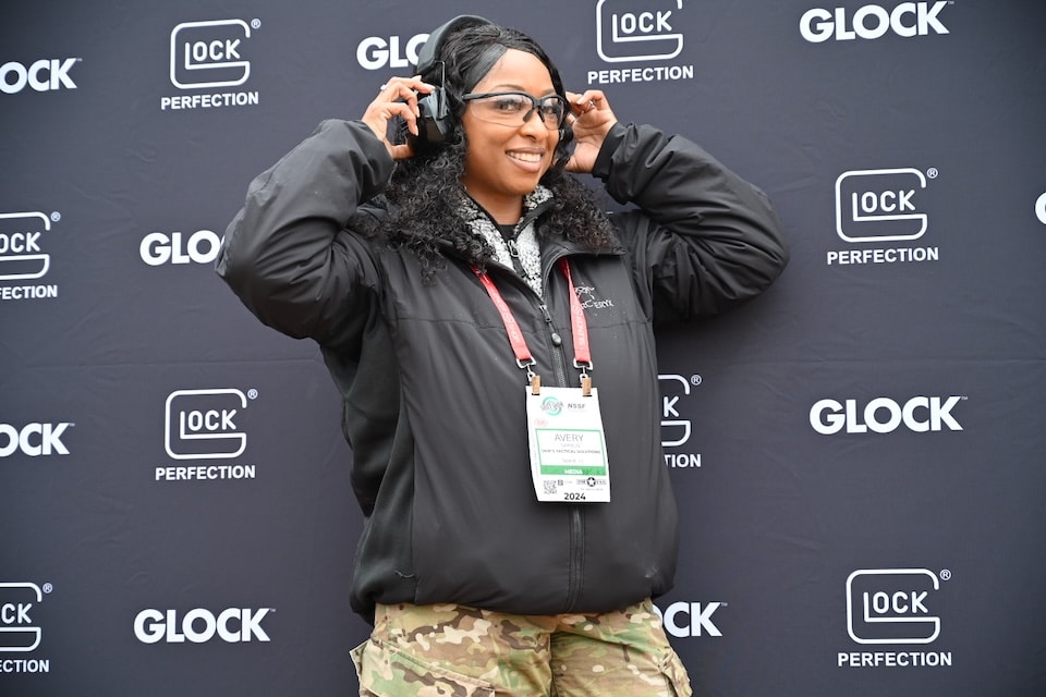 Avery at GLOCK on Range Day