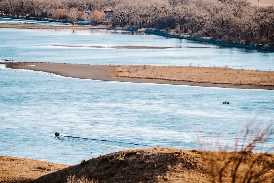 Lake Sharpe in Spring