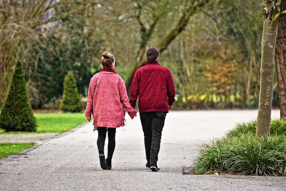 couple walking